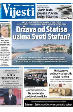 Vijesti - broj 9432, 30. jul 2024.