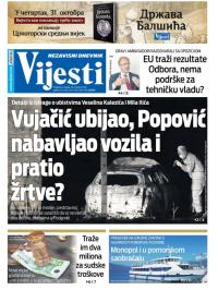 Vijesti - broj 7747, 30. okt 2019.