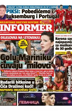 Informer - broj 2851, 3. sep 2021.