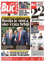 Blic - broj 7753, 15. sep 2018.