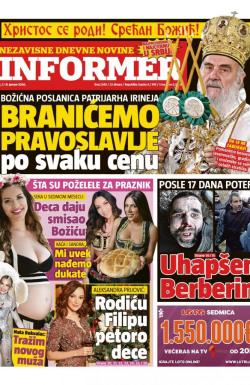 Informer - broj 2346, 6. jan 2020.