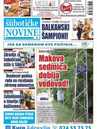 Nove Subotičke novine - broj 75, 15. jun 2018.