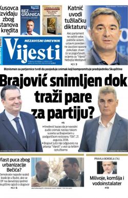 Vijesti - broj 7738, 21. okt 2019.