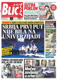 Blic - broj 8061, 29. jul 2019.