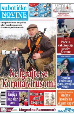 Nove Subotičke novine - broj 201, 22. jan 2021.