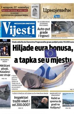 Vijesti - broj 7753, 5. nov 2019.