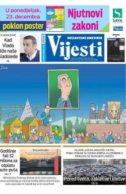 Vijesti - broj 7800, 22. dec 2019.