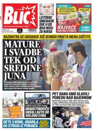 Blic - broj 8344, 22. maj 2020.