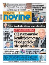 Dnevne novine - broj 2775, 3. sep 2020.