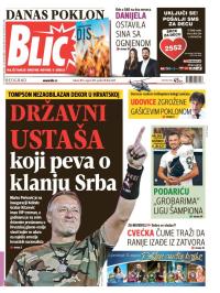 Blic - broj 6639, 8. avg 2015.