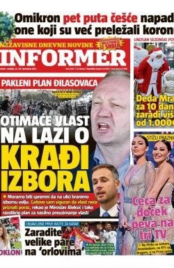 Informer - broj 2947, 25. dec 2021.