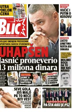 Blic - broj 7771, 3. okt 2018.