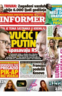 Informer - broj 1955, 25. sep 2018.