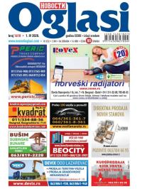 Novosti oglasi - broj 1618, 1. apr 2020.