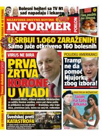 Informer - broj 2418, 2. apr 2020.