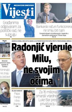 Vijesti - broj 7537, 1. apr 2019.