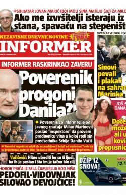 Informer - broj 2910, 12. nov 2021.