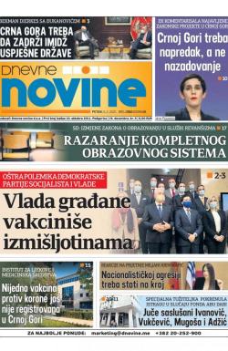 Dnevne novine - broj 2905, 5. feb 2021.