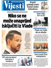 Vijesti - broj 9137, 26. sep 2023.