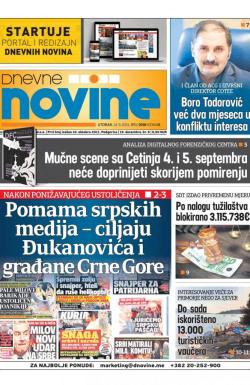 Dnevne novine - broj 3097, 14. sep 2021.