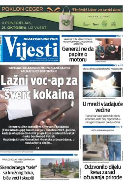 Vijesti - broj 9515, 21. okt 2024.