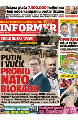 Informer - broj 2210, 29. jul 2019.