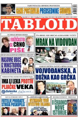 Tabloid - broj 288, 4. jul 2013.