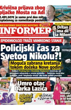 Informer - broj 2631, 14. dec 2020.