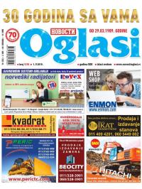 Novosti oglasi - broj 1570, 1. maj 2019.