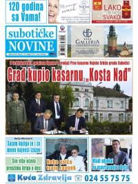 Nove Subotičke novine - broj 43, 23. okt 2015.