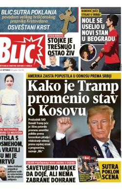 Blic - broj 7764, 26. sep 2018.