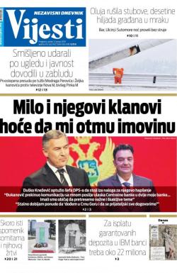 Vijesti - broj 7457, 11. jan 2019.