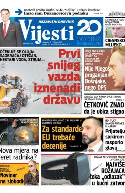 Vijesti - broj 6750, 6. jan 2017.