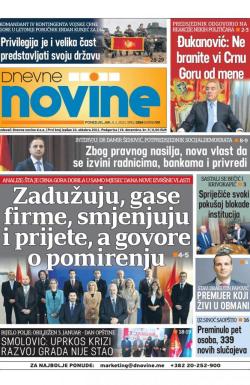 Dnevne novine - broj 2878, 4. jan 2021.