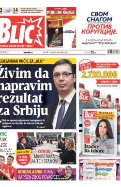 Blic - broj 6130, 7. mar 2014.