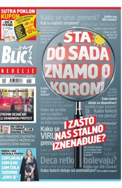 Blic - broj 8395, 12. jul 2020.