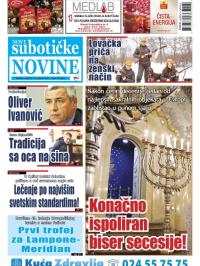 Nove Subotičke novine - broj 54, 19. jan 2018.