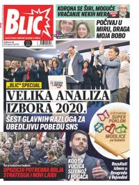 Blic - broj 8376, 23. jun 2020.