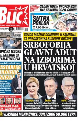 Blic - broj 8204, 19. dec 2019.