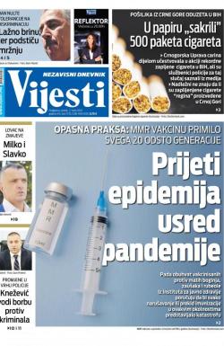 Vijesti - broj 8225, 2. mar 2021.