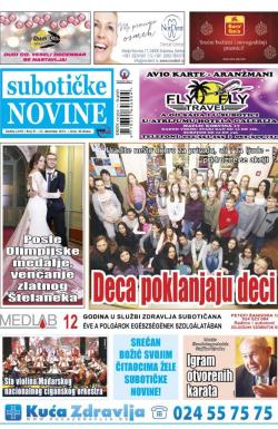 Nove Subotičke novine - broj 51, 23. dec 2016.