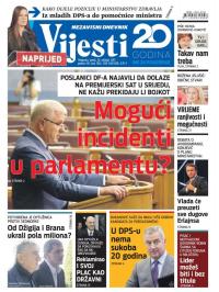 Vijesti - broj 7034, 20. okt 2017.