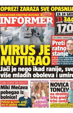 Informer - broj 2501, 15. jul 2020.