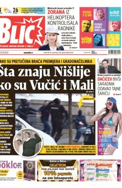 Blic - broj 6334, 30. sep 2014.