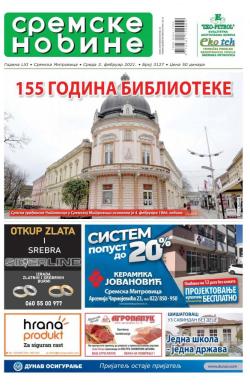 Sremske Novine - broj 3127, 3. feb 2021.