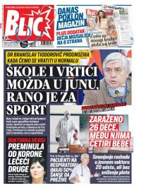 Blic - broj 8312, 13. apr 2020.