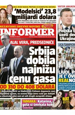 Informer - broj 3074, 30. maj 2022.