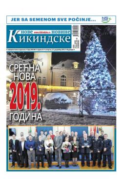 Nove kikindske novine - broj 439-440, 27. dec 2018.