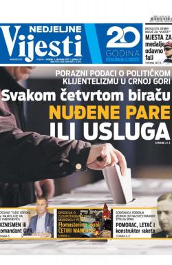 Vijesti - broj 7078, 3. dec 2017.