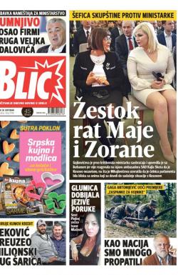 Blic - broj 7798, 30. okt 2018.